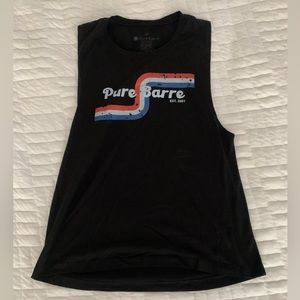Pure Barre Black Sleeveless Top
